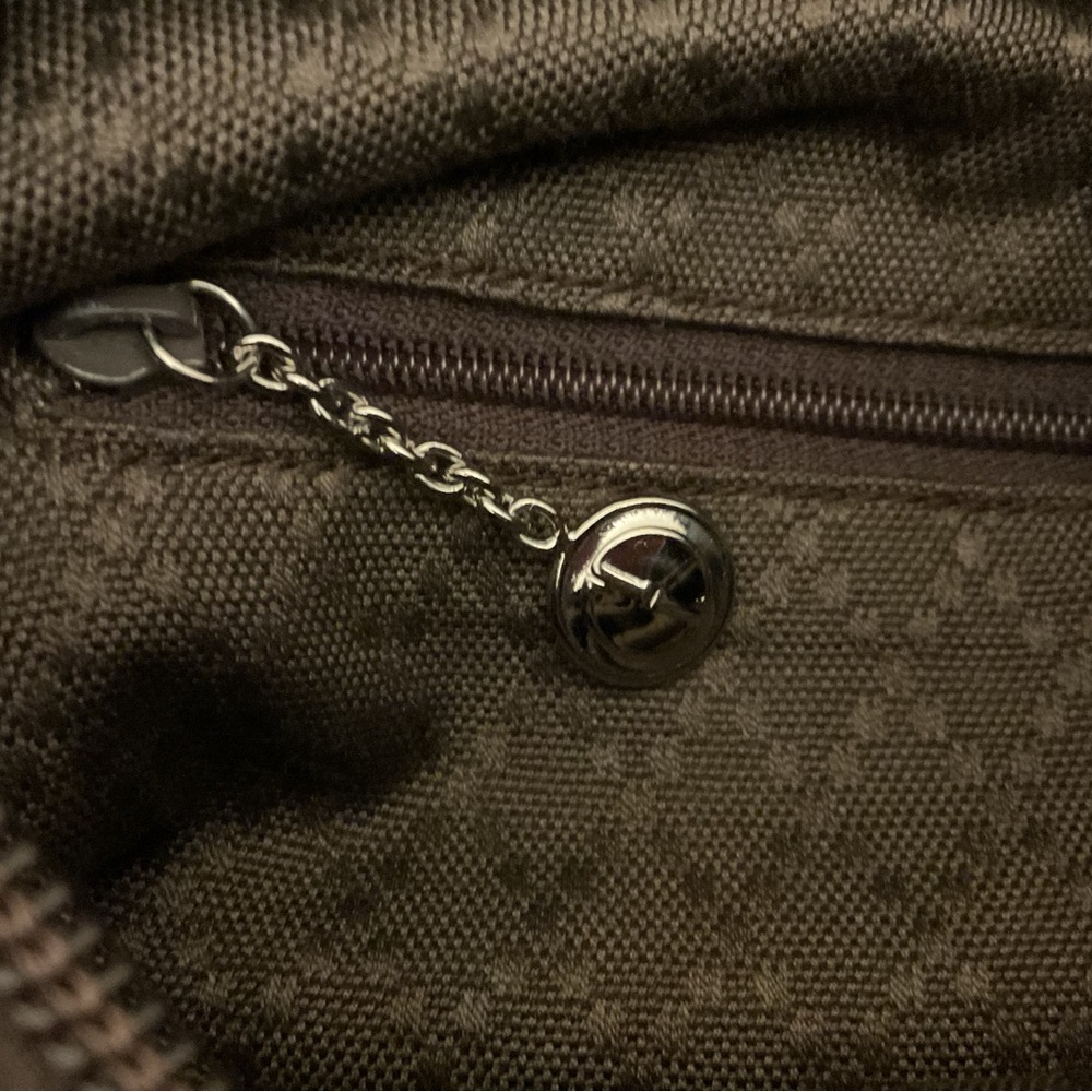 GUCCI Brown/Black Canvas Bamboo Double Handle - Picture 12 of 14